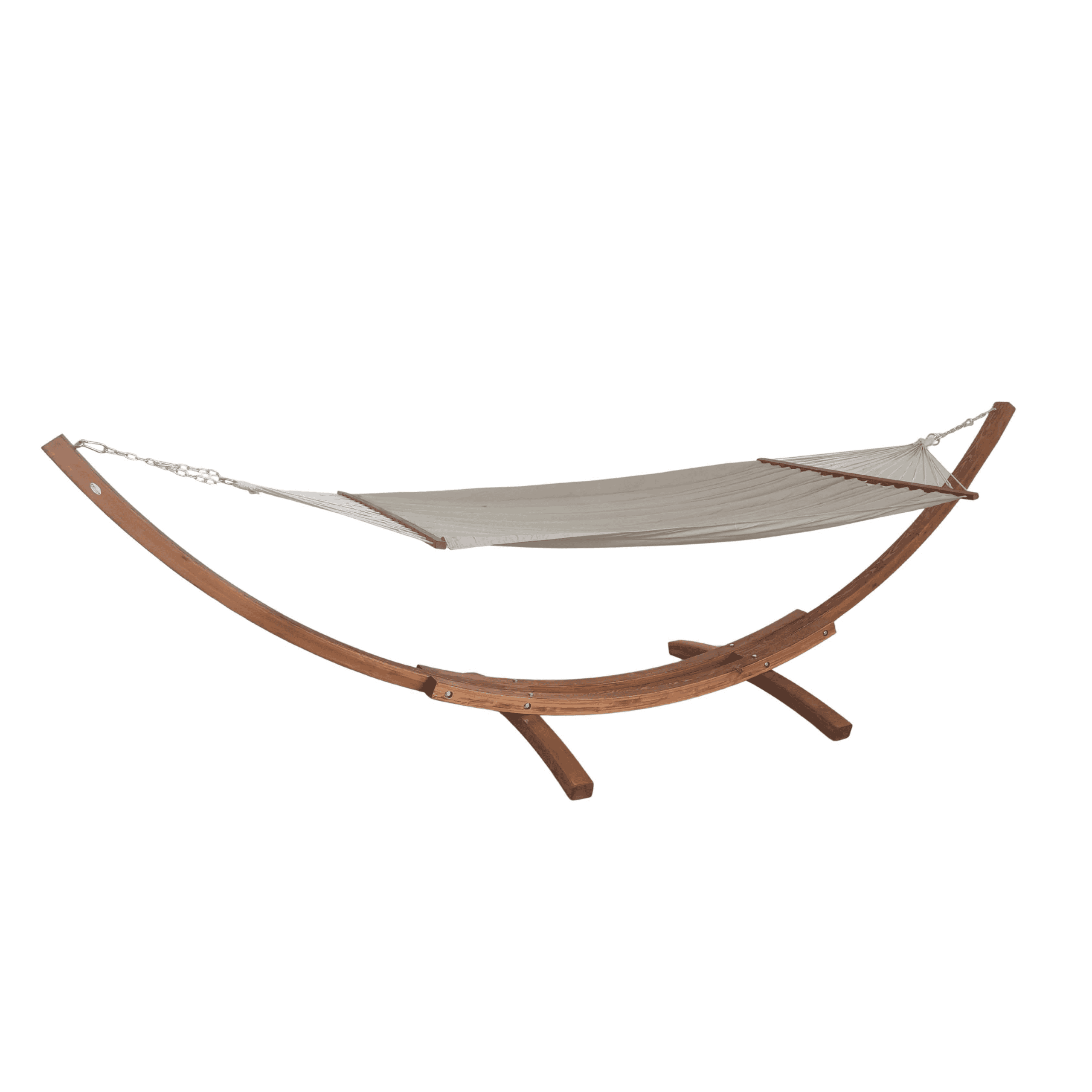 מתקן ערסל עץ ענק כולל ערסל צבע עץ טבעי(ברקודה)