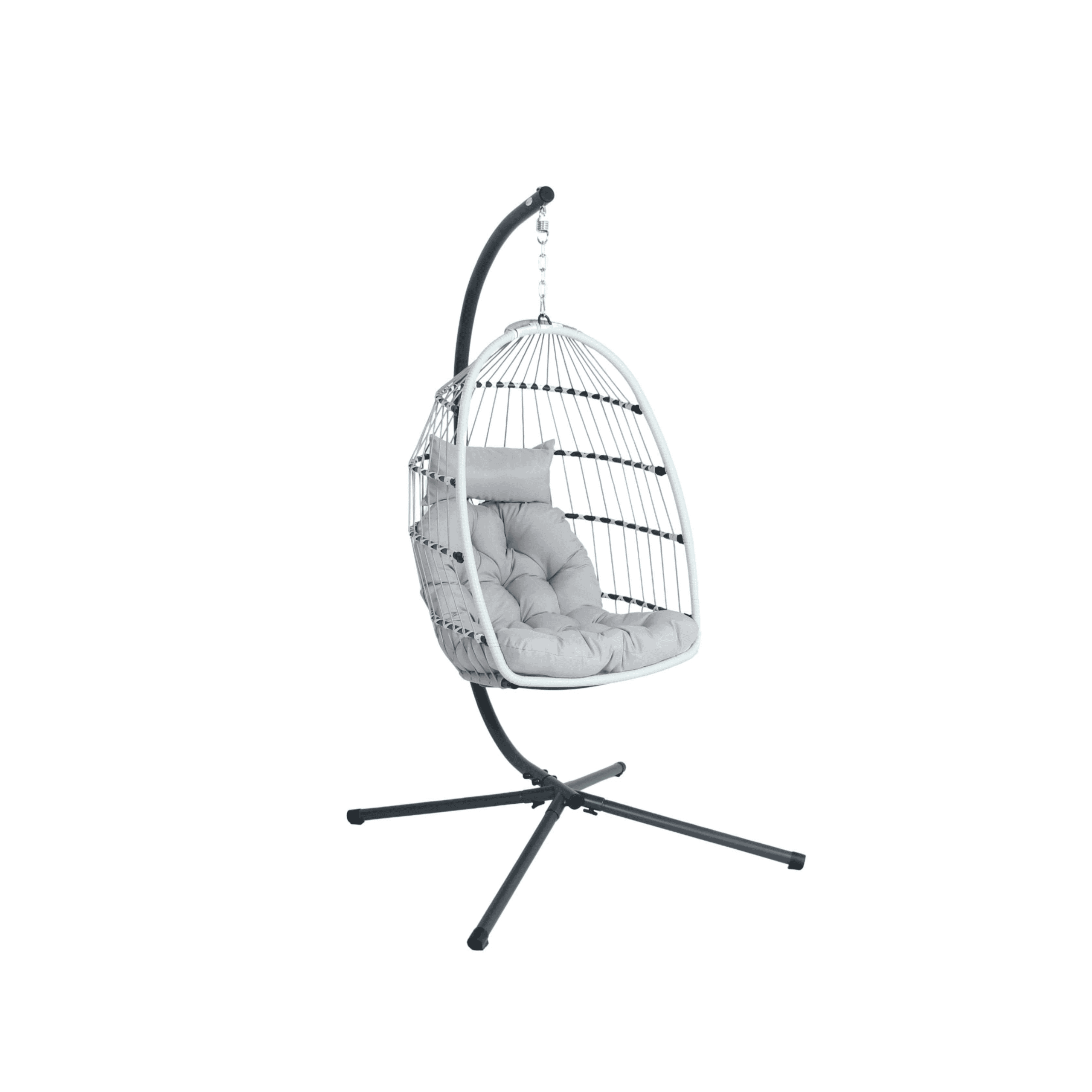 ערסל ביצה תלוי צבע אפור(לורנס)