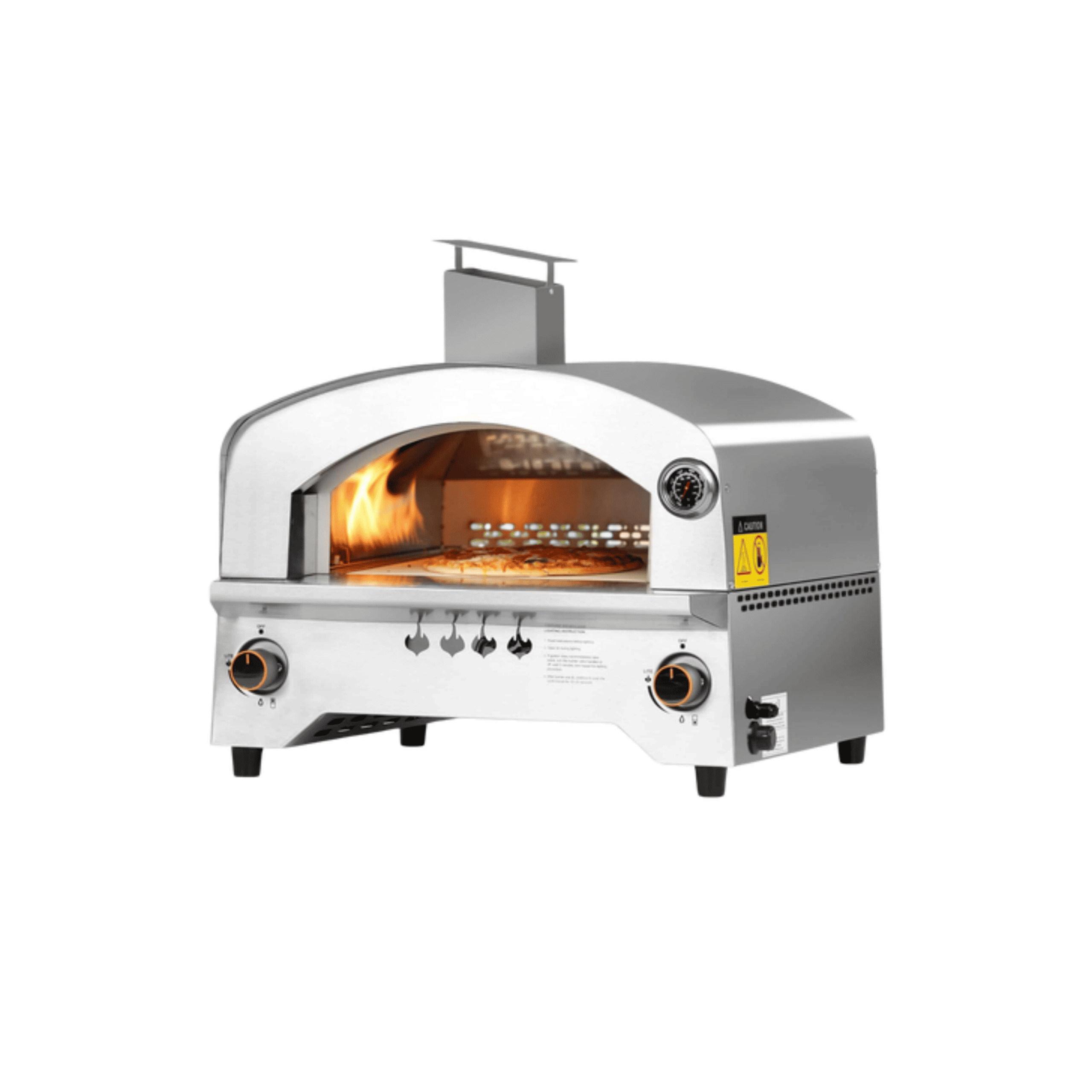 טאבון גז נירוסטה איכותי בעל 2 להבות(שיקגו)