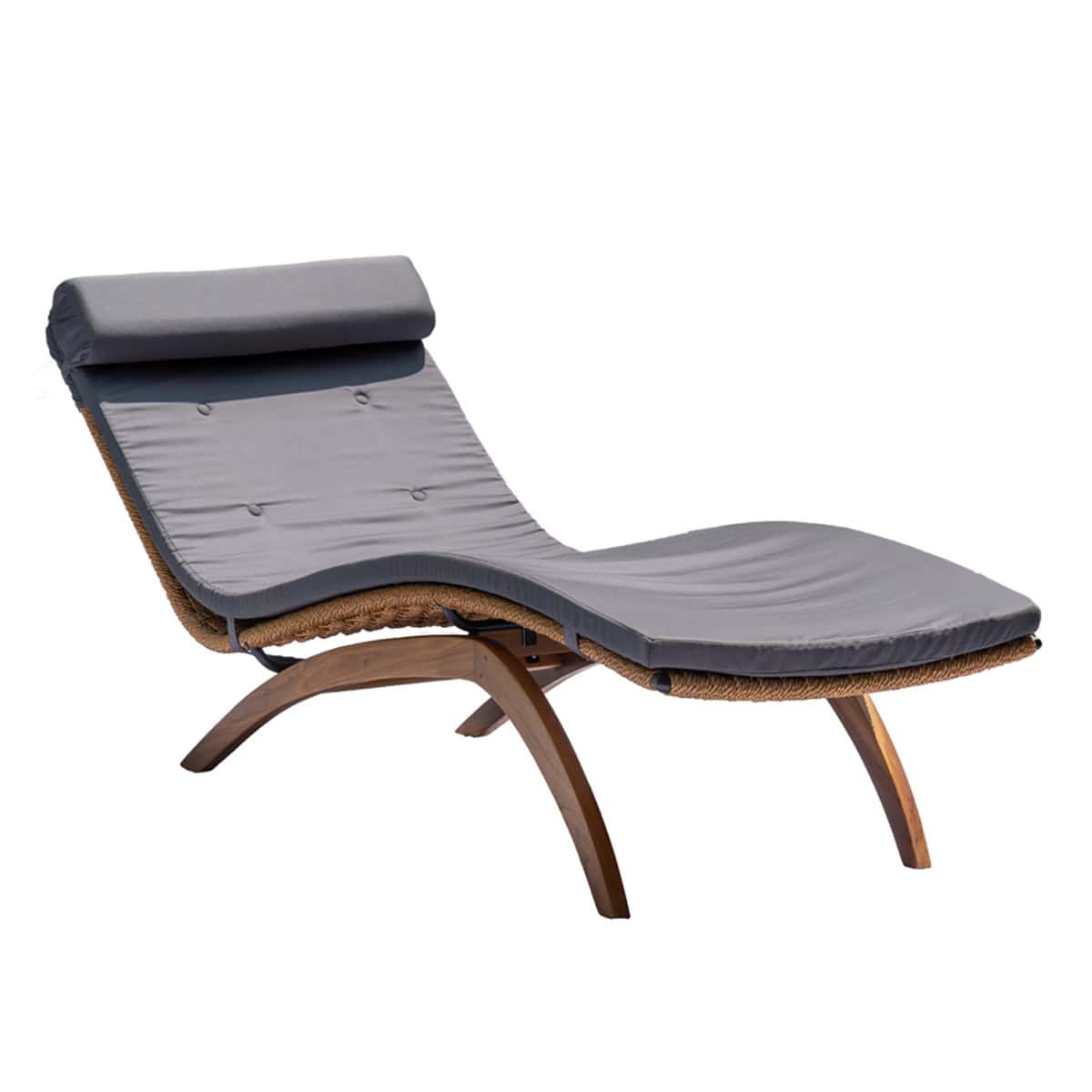 מיטת שיזוף מעוצבת עשויה עץ TEAK(סנטורי)