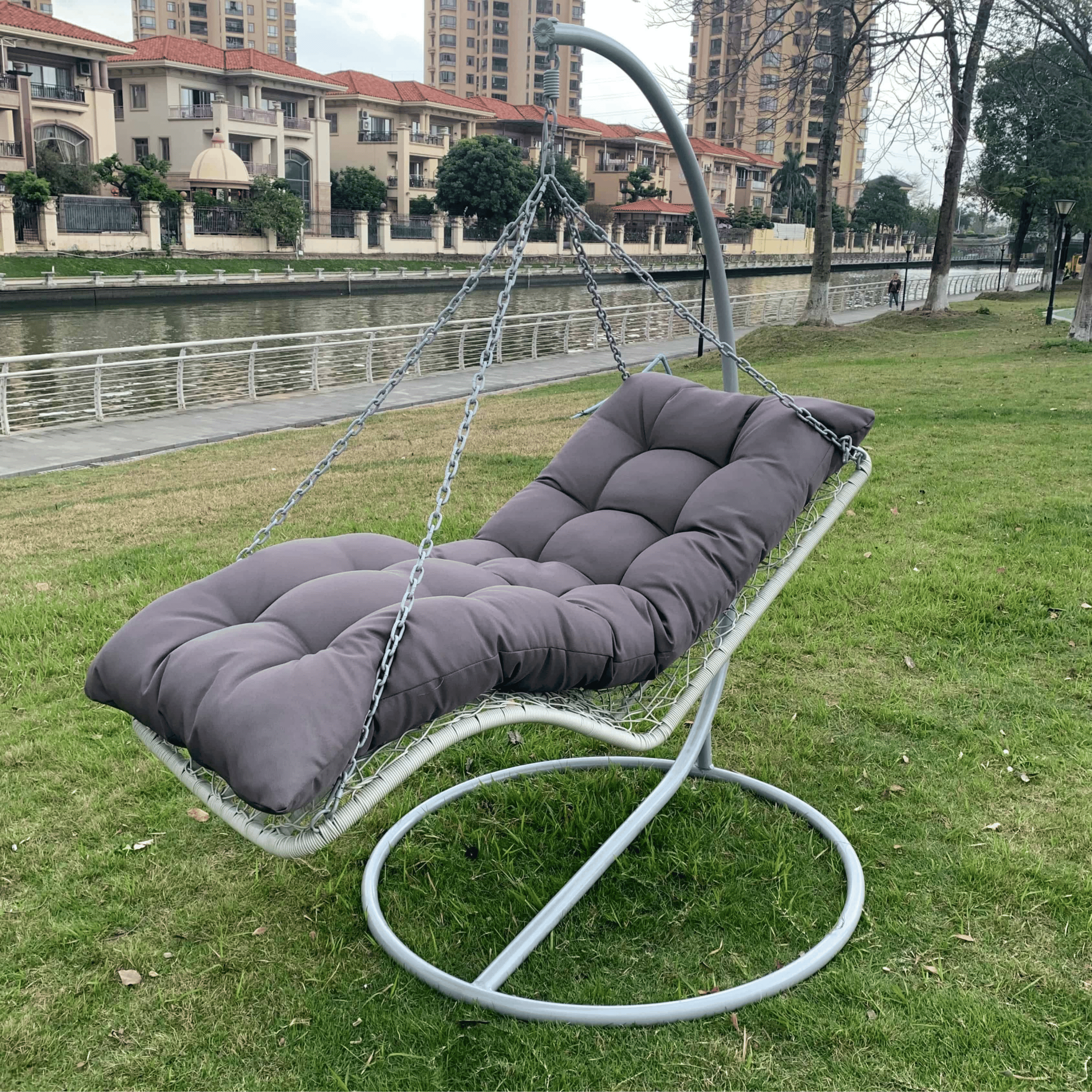 ערסל בצבע אפור בהיר במידות 130*68(סולו)